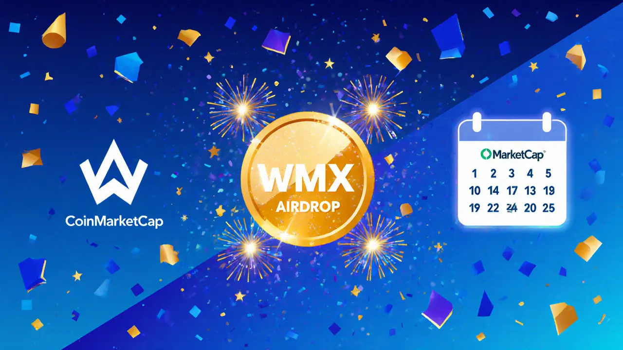 WMX Airdrop: How to Claim the Wombex X CoinMarketCap New Year Campaign