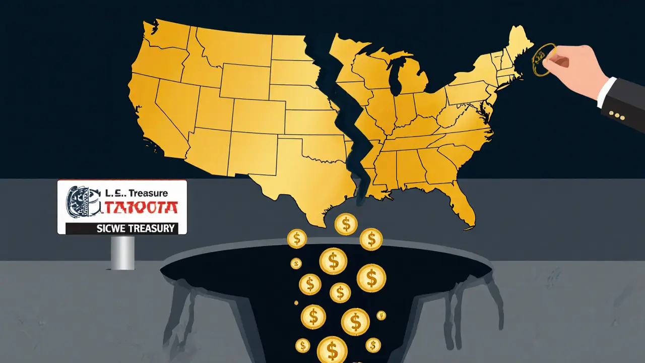 U.S. dollars drain into Myanmar as sanctions are applied to scam operations and corporate fronts.