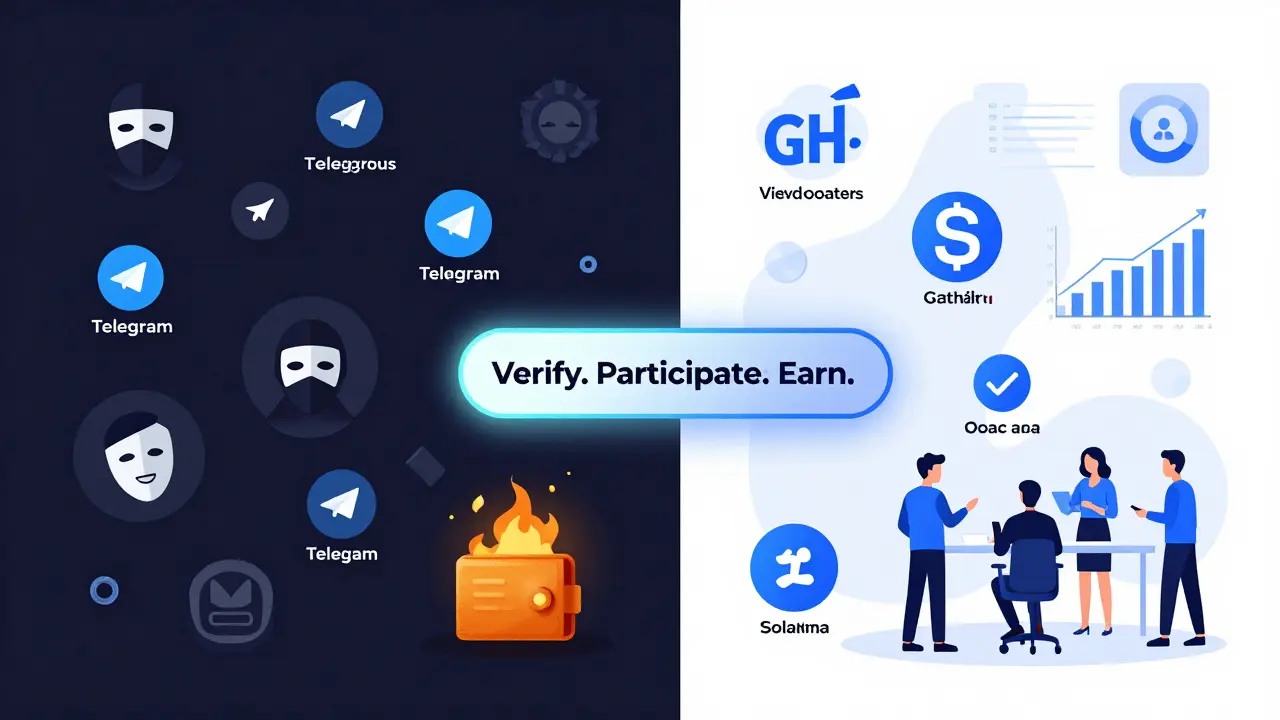 Divided crypto world: chaos from scams vs. organized legitimate ecosystem