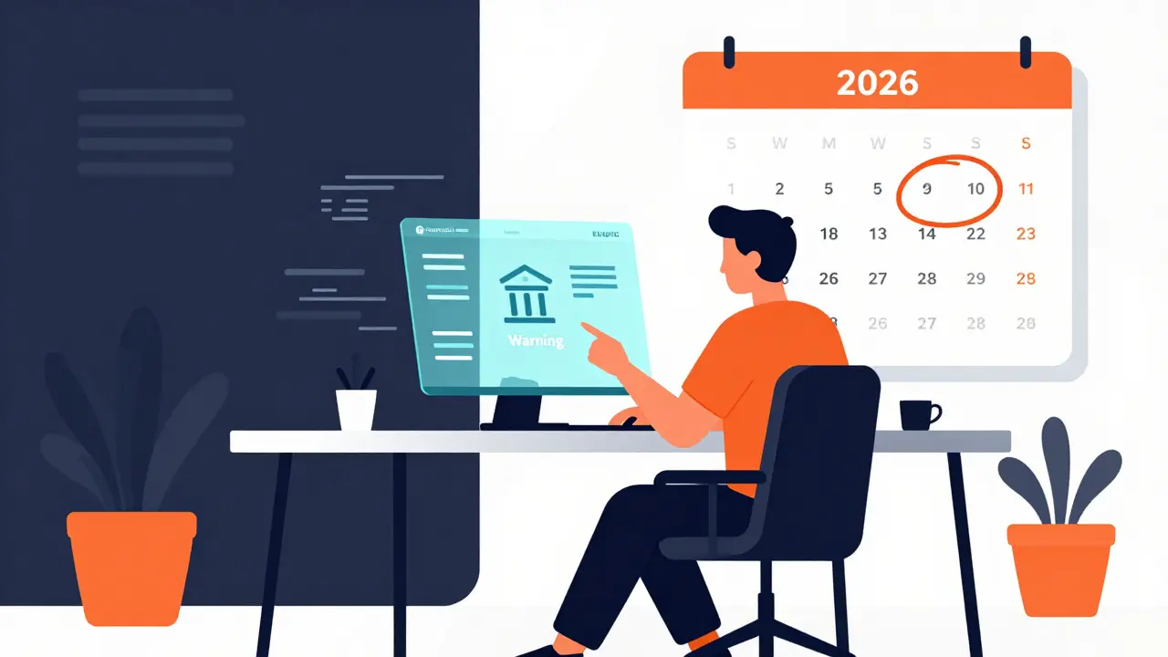 An entrepreneur monitors crypto compliance tools on a holographic dashboard in a sunlit workspace.