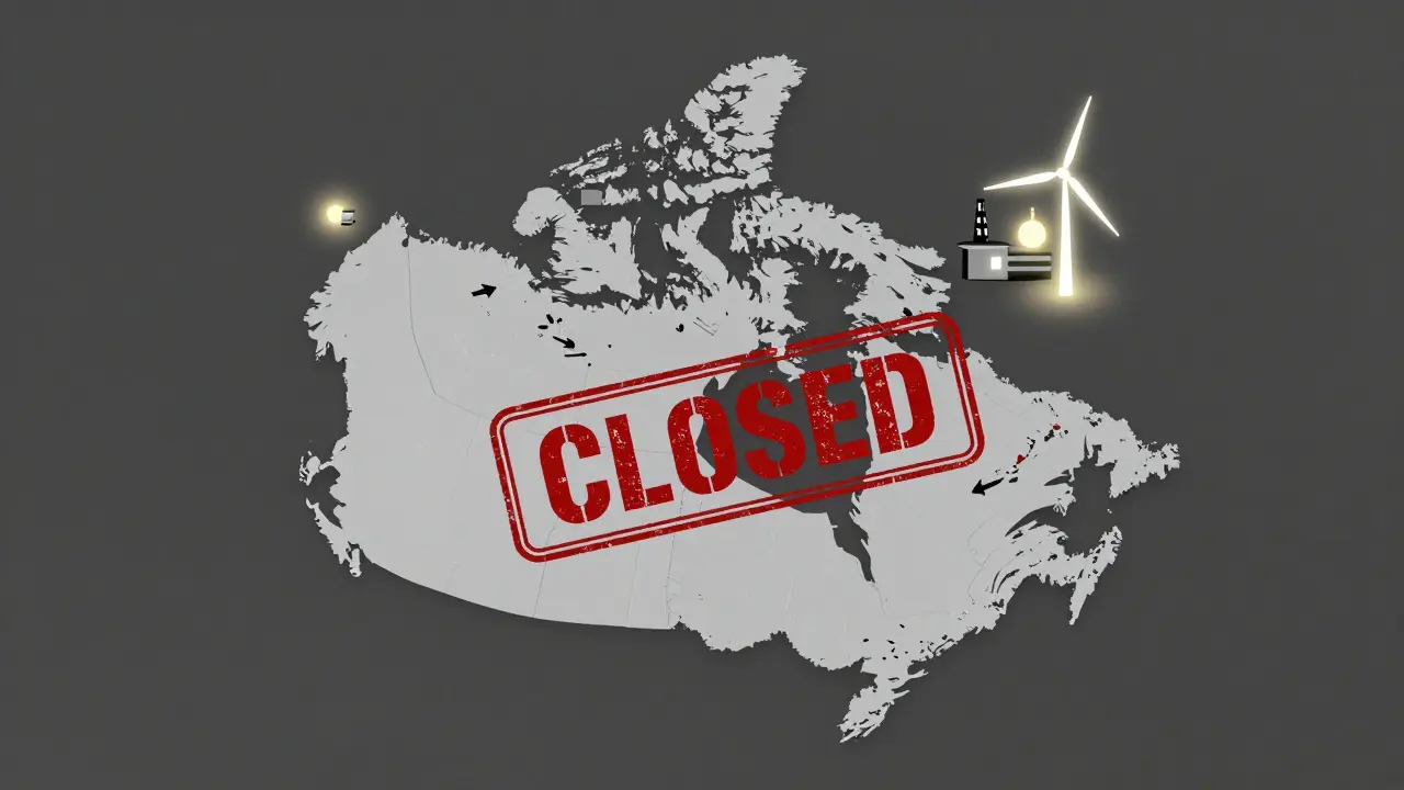 Crypto miners relocating from New Brunswick to Alberta and U.S. regions.