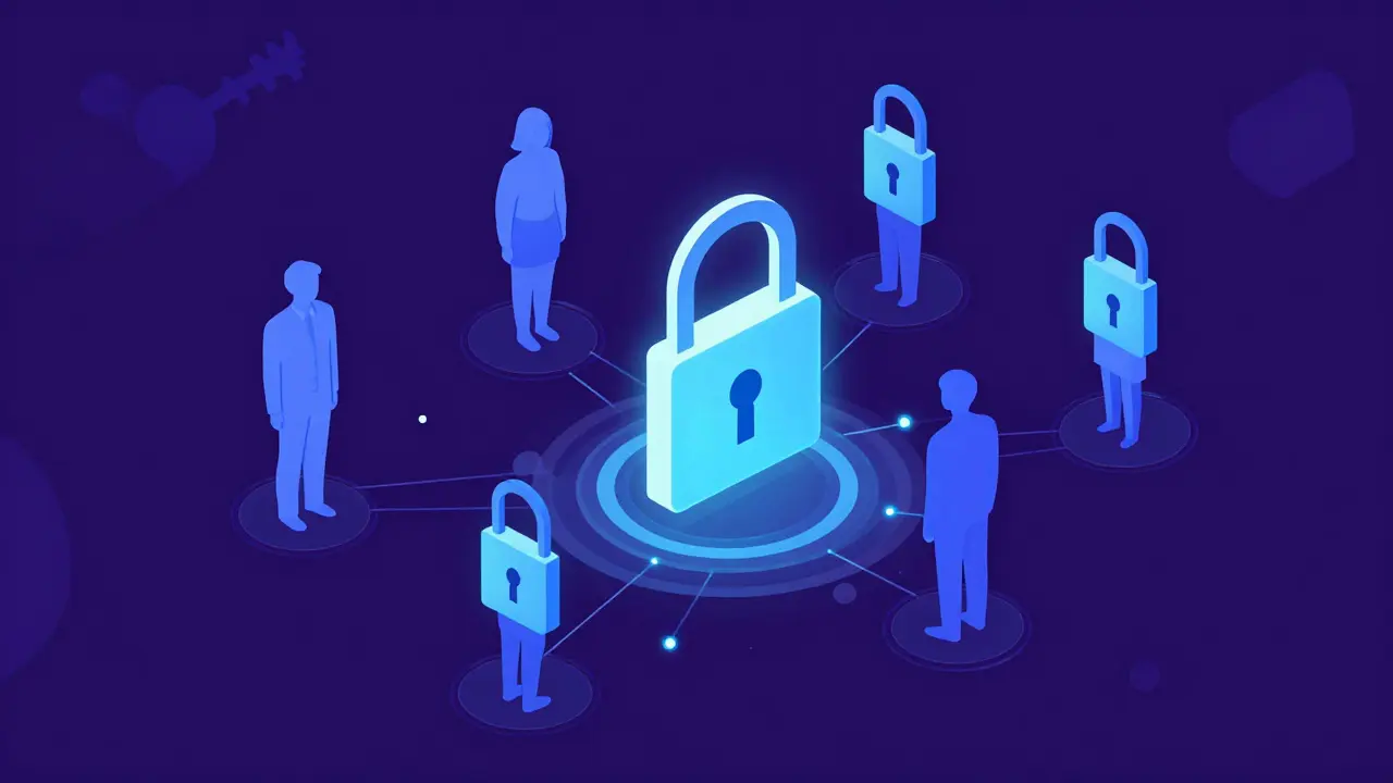 Abstract encryption protecting voter anonymity