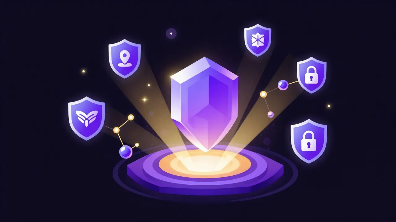 Digital vector illustration of a token being launched on a decentralized platform.