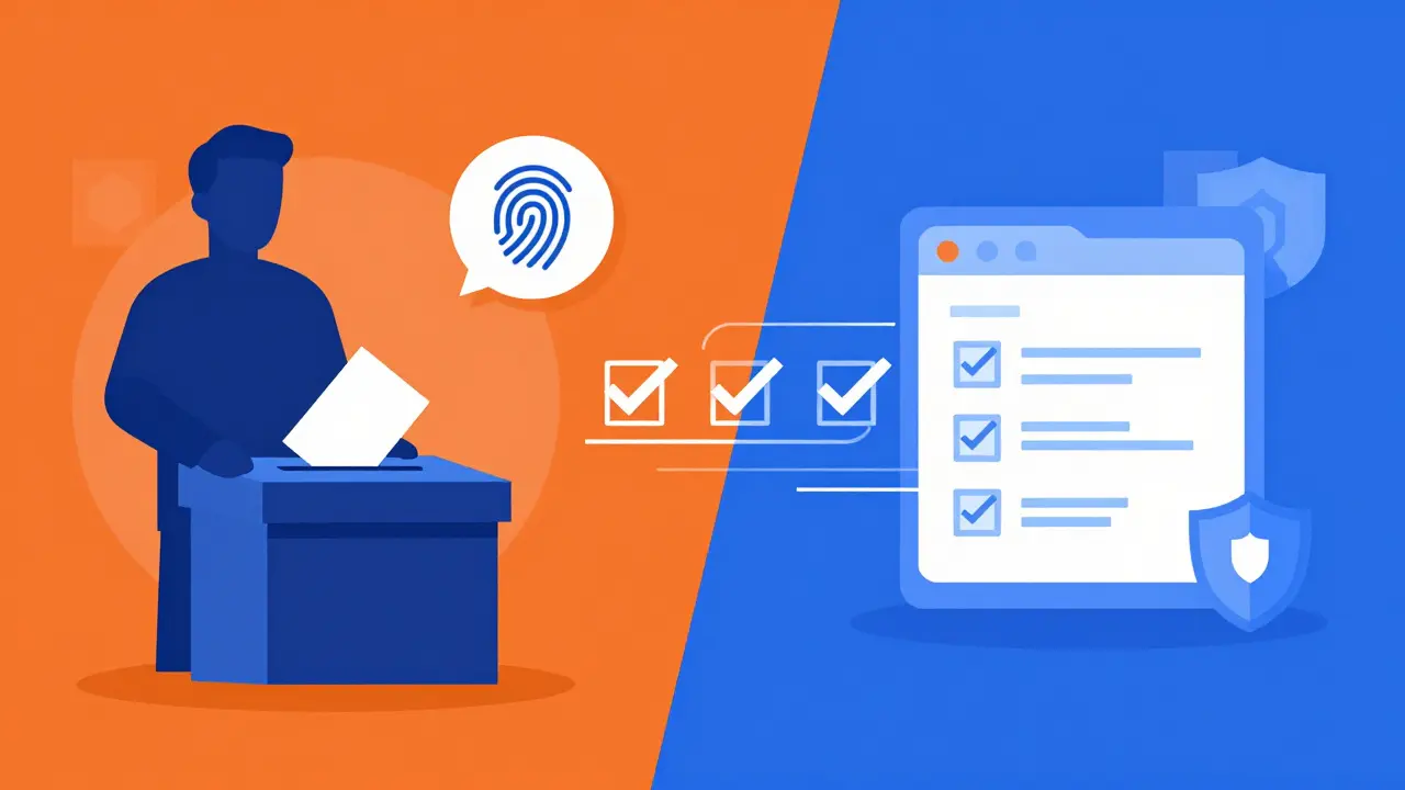 Smart contract automating vote tallying process