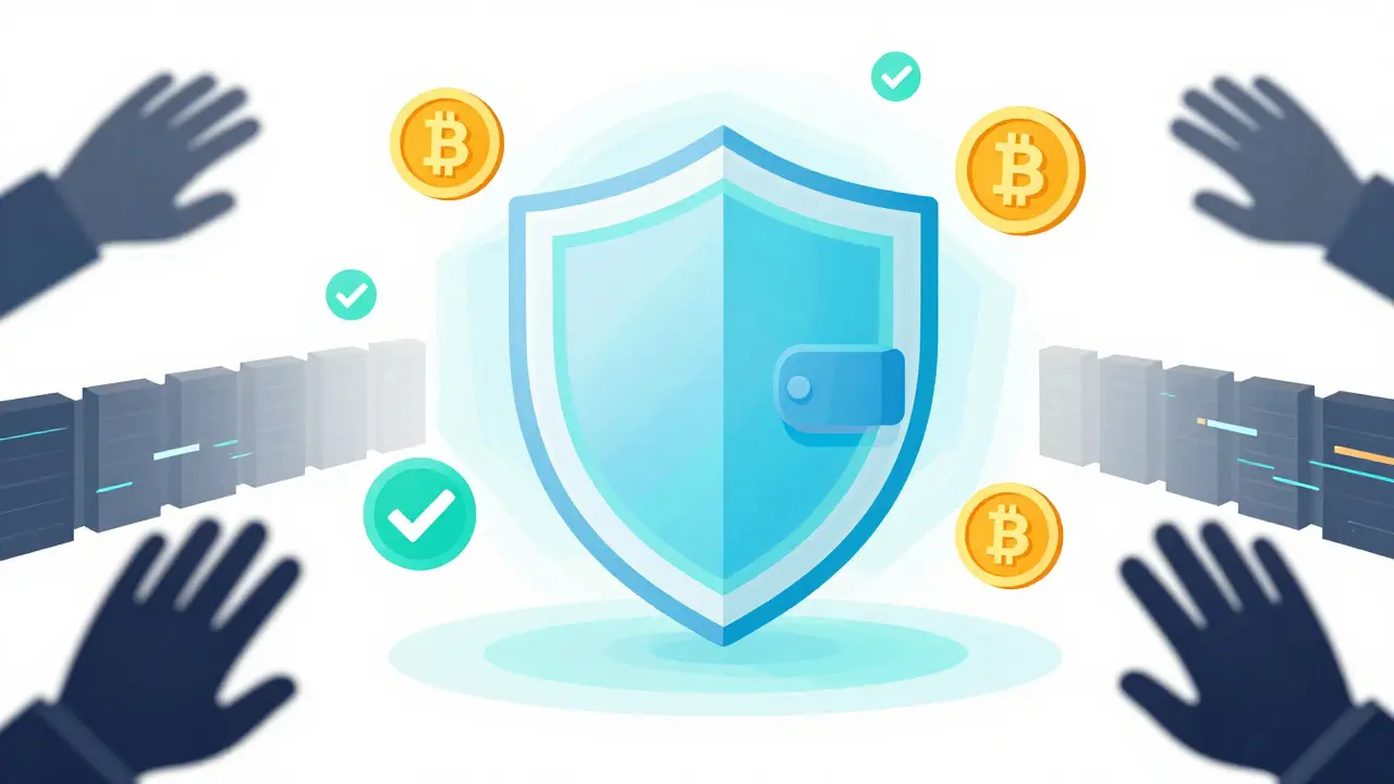 Secure digital wallet protected by geometric security shields