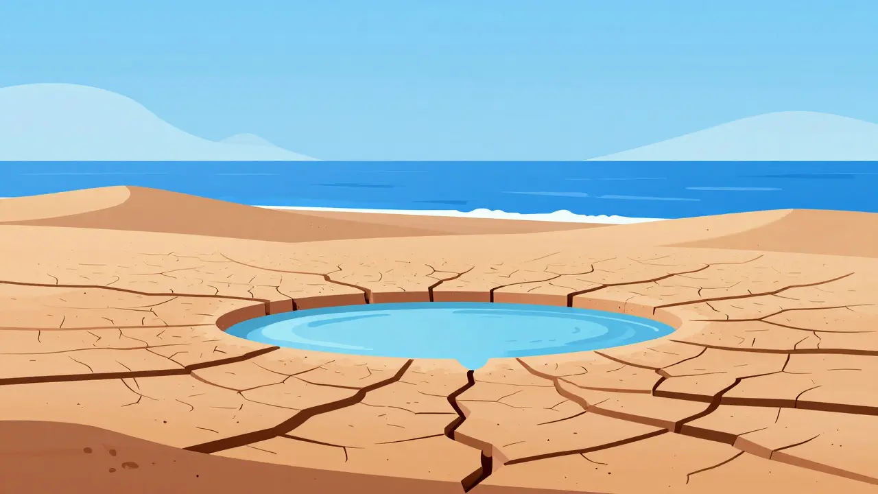 Vector illustration of low liquidity vs deep market pools
